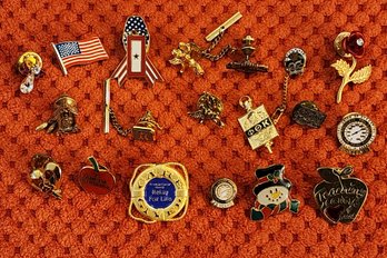 Assortment Of Vintage Lapel Pins #A38