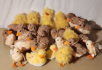 Large Assortment Of Craft Decor Baby Chickens