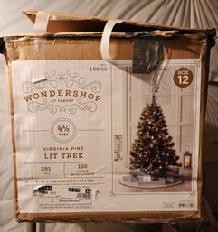 WONDERSHOP 4.5 Foot VIRGINIA PINE Pre Lit Christmas Tree