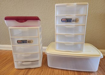Variety Of Storage Plastic Containers