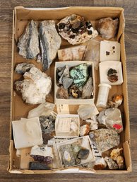 Assortment Of Mineral Specimens (Calcite, Amethyst, Etc) #A16