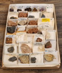 Assortment Of Mineral Specimen (Kyanite, Andradite, Beryl, Bauxite, Etc) #A22