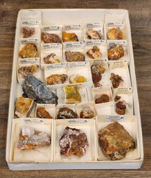 Assortment Of Mineral Specimens (Wulfenite, Vanadinite, Etc) #A38