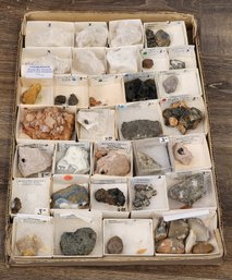 Assortment Of Mineral Specimens (Andradite, Ruby, Kimberlite, Magnetite, Etc) #A40