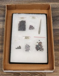 Assortment Of Gem And Mineral Specimens (Fire Agate, Turkus, Rubies, Etc) #A54
