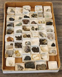 Assortment Of Mineral Specimens (Almandine, Lepidolite, Barite, Etc) #A56