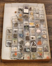 Assortment Of Mineral Specimens (Dioptase, Emerald, Zircon, Tunellite, Etc) #A80