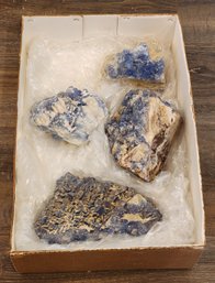 (4) Large FLOURITE Mineral Specimens Bingham Socorro  County New Mexico #A97