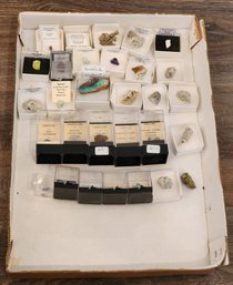 Assortment Of Mineral Specimens (Analcime, Aragonite, Sulphur, Etc) #A101