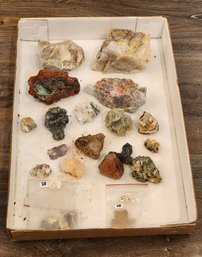 Assortment Of Mineral Specimens (Topaz, Opal, Geode, Etc) #A102,