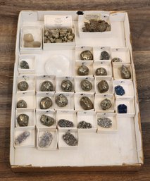 Assorted PYRITE And Native Copper Mineral Selections #A105