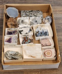 Assorted Mineral Specimens (Dendritic Agate, Wonders Tone, Amethyst, Etc) #A143