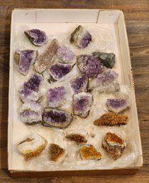 Assortment Of Amethyst Mineral Specimens #A148