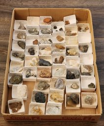 Assortment Of Mineral Specimens (Selenite, Galena Pyrite, Peridot, Etc) #A165