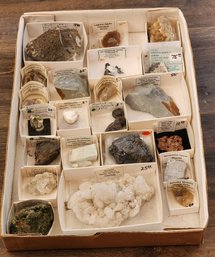 Assortment Of Mineral Specimens (Gold In Quartz, Gold Calaverite, Allargentum Silver Dyscrasite, Etc) #A167