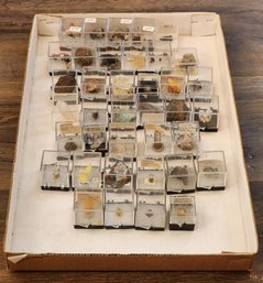Assortment Of Mineral Specimens (Flourite, Pyrite, Stilbite, Aurichallite, Etc) #A172