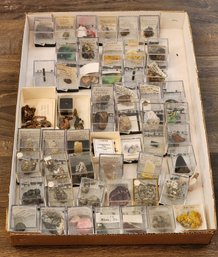 Assortment Of Mineral Specimens (Bismith, Galena, Cassiterite, Wulfenite, Etc) #A173