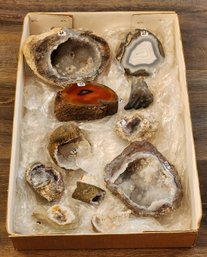 Assortment Of Mineral Specimens (Geodes, Etc) #A174
