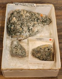 Assortment Of ROGERLY MINE Flourite Mineral Specimens #A182