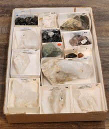 Assortment Of Mineral Specimens (Liebigite, Laguna Agate, Apache Tears, Etc) #A186