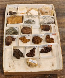 Assortment Of Mineral Specimens (Turtle Coprolite, Labradorite, Native Bismuth) #A191