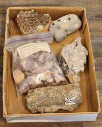 Assortment Of Mineral Specimens (Youngite, Ornamental Rocks, Etc) #A196