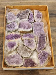 Assortment Of Purple Amethyst Mineral Specimens #A212