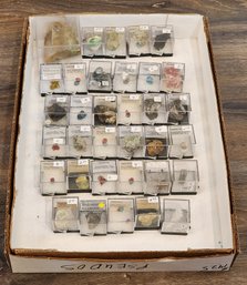 Assortment Of Mineral Specimens (Cerussite, Vandinite, Wulfenite, Rhodochrosite, Etc) #A222