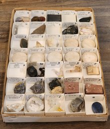 Assortment Of Mineral Specimens (Jade, Silver, Tourmalin, Galena) #A232
