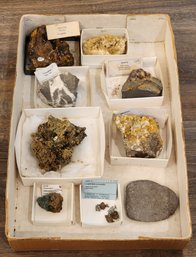 Assortment Of Mineral Specimens (Crocoite, Cinnabar, Copper Crystal's, Etc) #A236