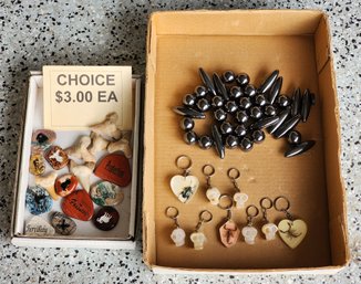 Assortment Of Novelty Gifts (Magnetic Beads, Keychains, Etc) #A270
