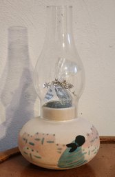 Vintage Ceramic Base Votive Tea Light Candle Accent Lamp