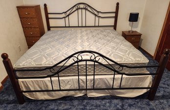 Metal Bed Frame With Mattress