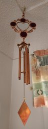 Vintage Metal Wind Chime Accent