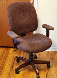 Vintage Fabric Office Chair