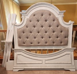 Large Bed Padded Headboard And Footboard Combo