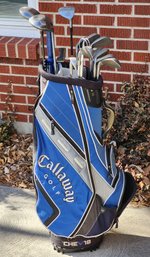 CALLAWAY Golf Bag With CALAWAY And ADAMS Golf Clubs