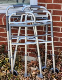 (2) Mobility Folding Walkers