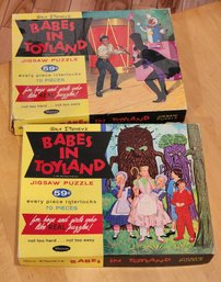 (2) Vintage BABES IN TOYLAND Puzzles