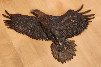Vintage Mid Century Modern Majestic Eagle Wall Accent Sculpture