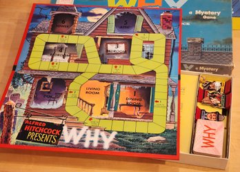 Vintage ALFRED HITCHCOCK's WHY Board Game