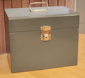 Vintage JAYEM Metal File Box