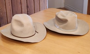 (2) Vintage Children's Cowboy Wool Hats