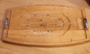 Vintage WOODPECKER Woodware Carving Board