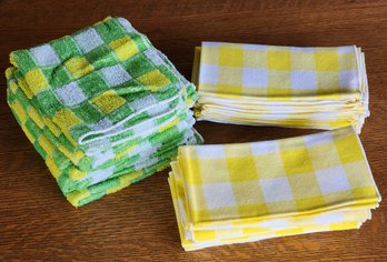 Vintage Set Of Kitchen Essentials - Hand Towels And Napkins