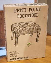 Vintage New Old Stock PETIT POINT STOOL