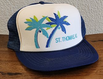 Vintage SAINT THOMAS Hipster Snapback Hat Cap #A13