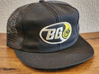 Vintage BG Industries Snapback Hipster Cap Hat #A15