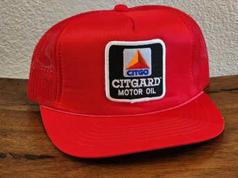 Vintage CITGO Citgard Motor Oil Snapback Hipster Hat Cap #A19