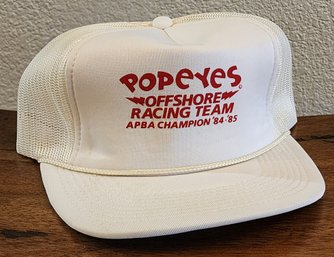 Vintage POPEYES Offshore Racing Team Snapback Hipster Hat Cap #A20